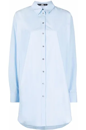 Karl Lagerfeld Broderie anglaise tunic shirt