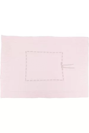 SIOLA Stitch-detail cotton blanket