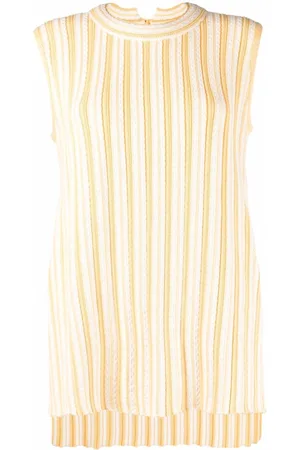 Jil Sander Rib-knit sleeveless top