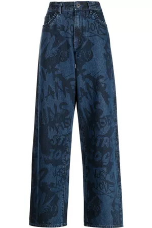 Ports V All-over graffiti print jeans