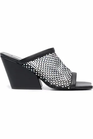 Stella McCartney Crystal mesh mules