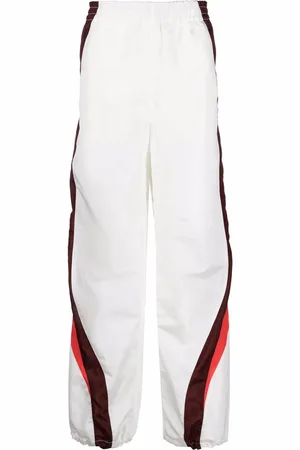 Marine Serre Side-stripe track pants
