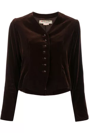 Saint Laurent Velvet buttoned jacket