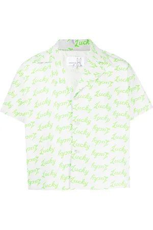 Natasha Zinko Slogan-print short-sleeved shirt