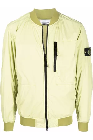 Stone Island Compass-patch zip-up jacket