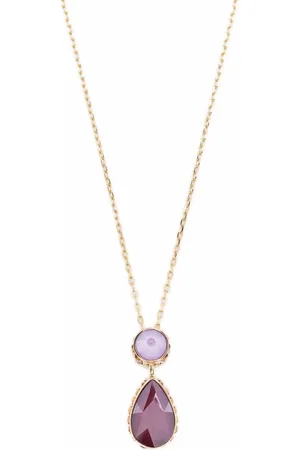 Swarovski Orbita crystal-drop necklace