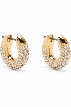 Swarovski Dextera crystal-embellished hoop earrings