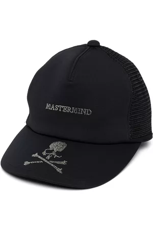 MASTERMIND Studded-logo mesh-panel cap