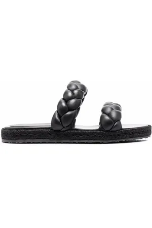Gianvito Rossi Men Sandals - Braided-strap leather sandals