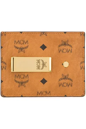 MCM Logo-print compact cardholder