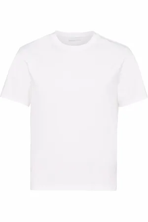 Prada Logo-embroidered cotton T-shirt
