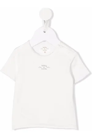 TEDDY & MINOU Logo-print short-sleeve T-shirt