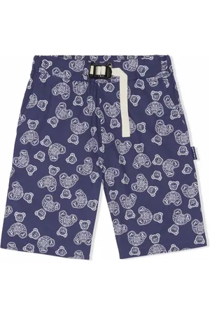 Palm Angels All-over teddy chino shorts