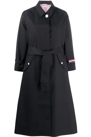 Thom Browne Belted mid-length trench coat