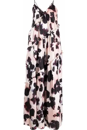 DEL CORE Ruffle-detail jumpsuit