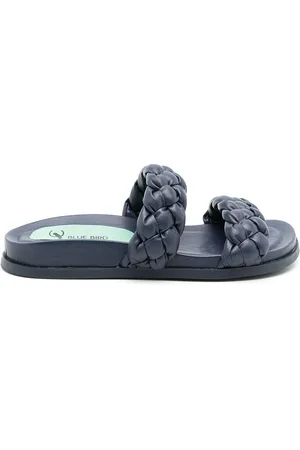 Blue Bird Interwoven-strap sandals
