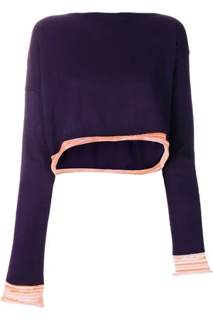 Comme des Garçons 1991 asymmetric knitted blouse