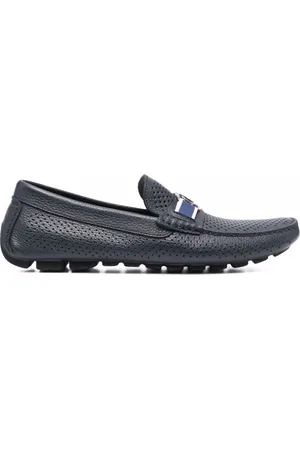 Casadei Perforated leather loafers