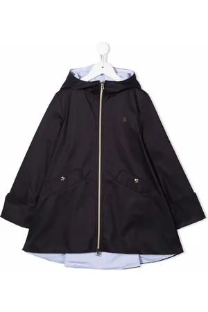 HERNO Hooded pleated raincoat