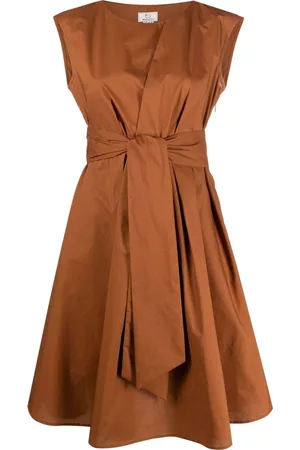 Woolrich Waist-tie A-line dress