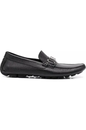 Casadei Buckle-detail leather loafers