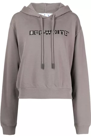 OFF-WHITE Rhinestone-embellished logo hoodie