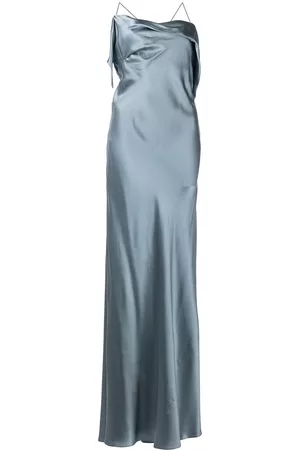 Michelle Mason Cowl-neck silk gown