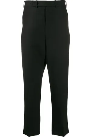 Haider Ackermann Men Pants - Drop-crotch cropped trousers