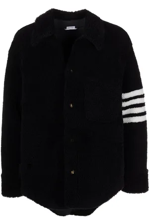 Thom Browne 4-Bar shearling jacket
