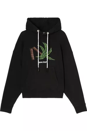 Palm Angels Broken Palm printed hoodie