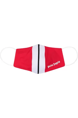 Palm Angels Stripe detail face mask