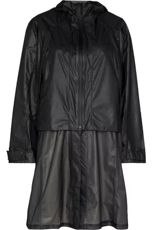 Y-3 Hooded midi raincoat