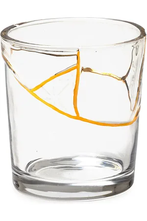 SELETTI Kintsugi two-tone glass