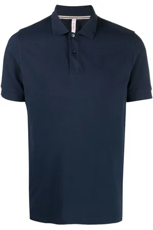 Sun 68 Embroidered-logo cotton polo shirt