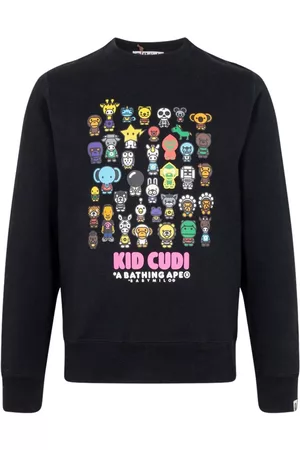 A Bathing Ape X Kid Cudi Baby Milo crew-neck sweatshirt