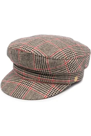 Manokhi Tweed baker boy cap