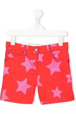 Stella McCartney Star-print denim shorts