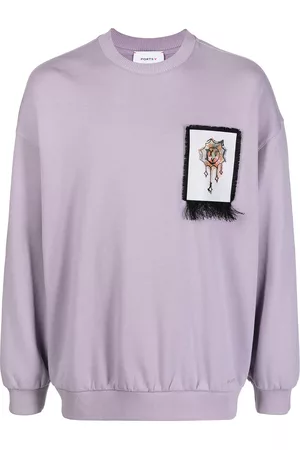 Ports V Graphic-print crew neck sweatshirt