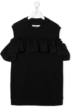 Maison Margiela Off-shoulder sweatshirt dress