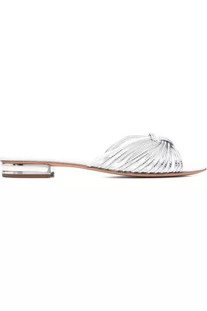 Casadei Metallic strappy sandals