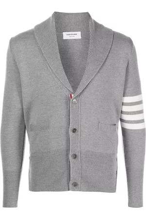 Thom Browne 4-bar stripe wool cardigan