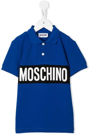 Moschino Logo-print short-sleeved polo shirt