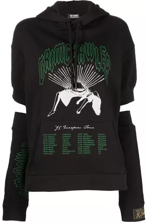RAF SIMONS Grimrawler-print hoodie
