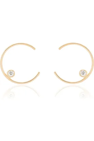 PERSÉE 18kt yellow hoop earrings