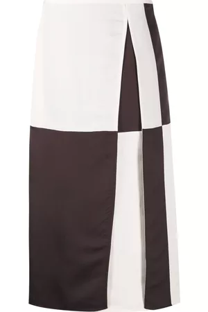 Jil Sander Colour-block midi skirt