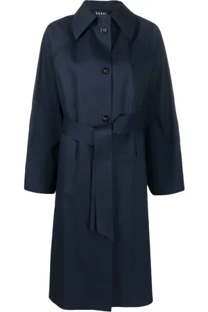 Kassl Editions Tied-waist trench coat