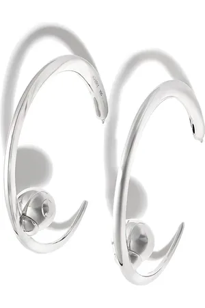 Khiry Pearl hoop earrings
