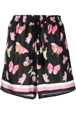 Ermanno Firenze Butterfly-print shorts