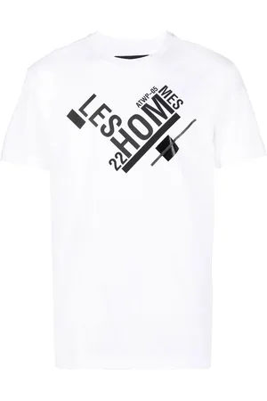 Les Hommes Logo-print short-sleeved T-shirt