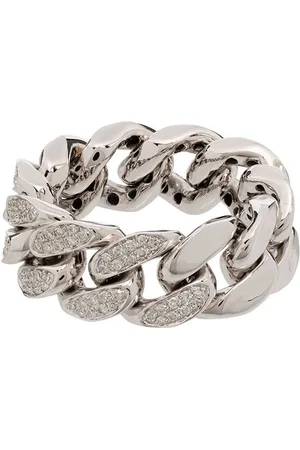 Shay 18kt white gold pavé diamond ring
